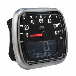 Contagiri SIP e Contachilometri 120 km/h 12.000 U/min Nero LCD 20 Funzioni