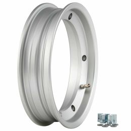 SIP Tubeless Rim 2.25x10 Matte Silver Offset -2.5mm PCD 5/220mm