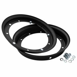 SIP Rim Vespa 10 Matte Black Steel PCD 5/220mm Hole 202mm