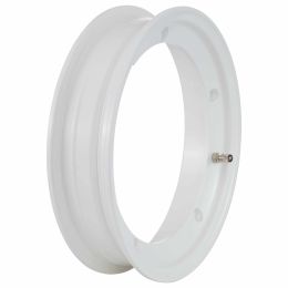 SIP Tubeless Rim 10 White with Pre-mounted Valve KBA Approval 51612