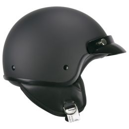 Demi Jet Helm SKA-P 1FHA SMART MONO Matt-Schwarz