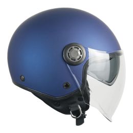 Demi Jet Helm SKA-P 1SHA ZEN MONO Satinblau