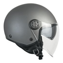 Demi Jet Helm SKA-P 1SHA ZEN MONO Satiniertes Anthrazit