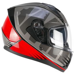 Full Face Helmet SKA-P 3MHG SPEEDER SPORT Gray Red