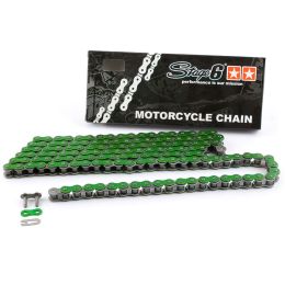 CATENA TRASMISSIONE HQ STAGE6 VERDE ANODIZZATO 140 MAGLIE PASSO 420