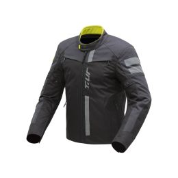 T.UR Tasmania Hydroscud Black Grey 2-Layer Jacket Approved
