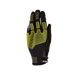 T.UR G-Three Enduro Gloves Black Yellow Fluorescent with European Certification