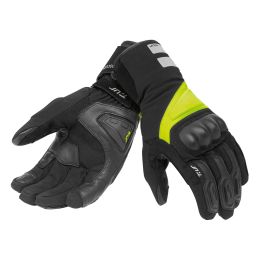 T.UR g-one PRO Hydroscud wasserdichte Winterhandschuhe Schwarz Fluoreszierendes Gelb