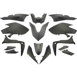 KIT 15 CARENE CARROZZERIA NERO OPACO