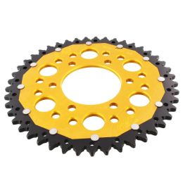 ZF Krone 45 Zähne Teilung 520 Schwarz Gold Dual ZFD-478-45-GLD