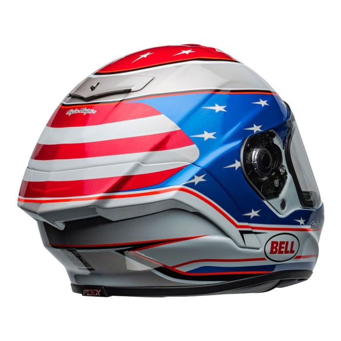 BELL 716068 casco integrale race star flex dlx beaubier 24 bianco