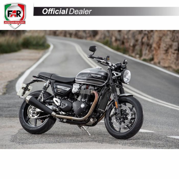 FAR　バーエンドミラー7830　トライアンフ FAR 7830 reversible approved bar end mirror black for triumph
