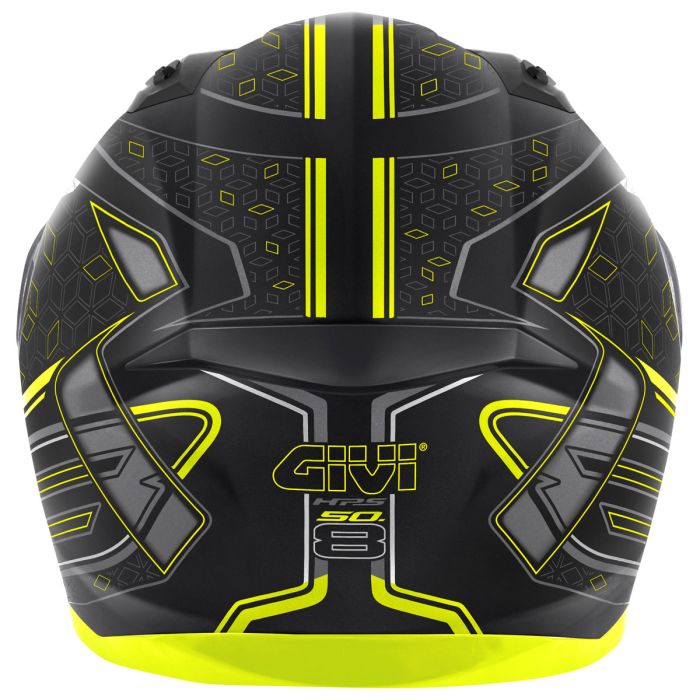 GIVI H508FMYBY full face helmet 50.8 mystical matt black neon