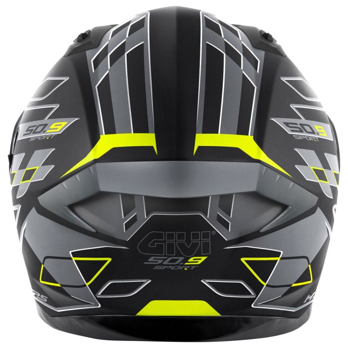 GIVI H509FSAGY full face helmet 50.9 assault matt black grey neon
