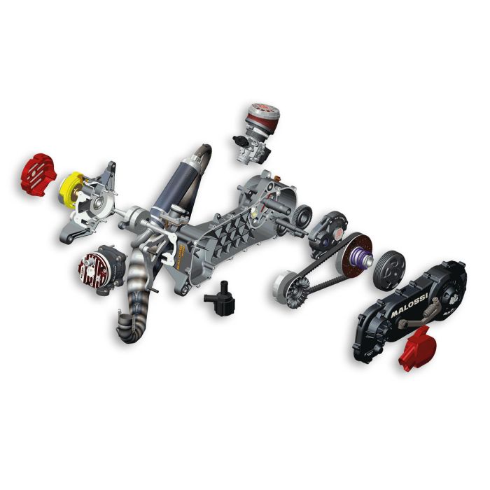 MALOSSI 4917551 rc-one complete engine 94cc for piaggio engine