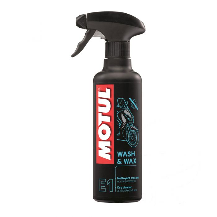 MOTUL 102996 Spray detergente pulizia moto Motul E1 Wash & Wax 400 ml