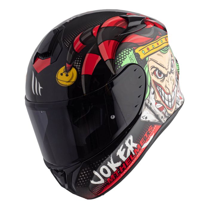 MT HELMETS 1117025011 full face helmet targo joker a1 black gloss