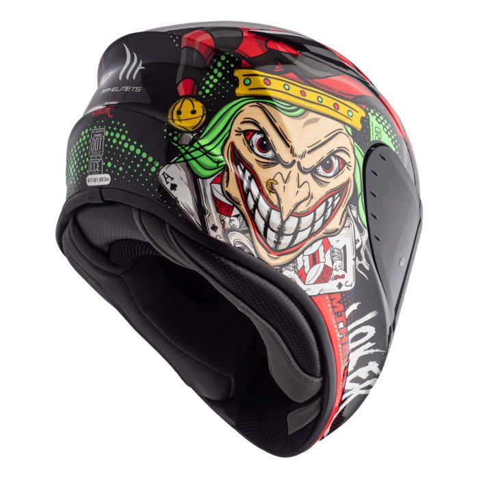 MT HELMETS 1117025011 full face helmet targo joker a1 black gloss