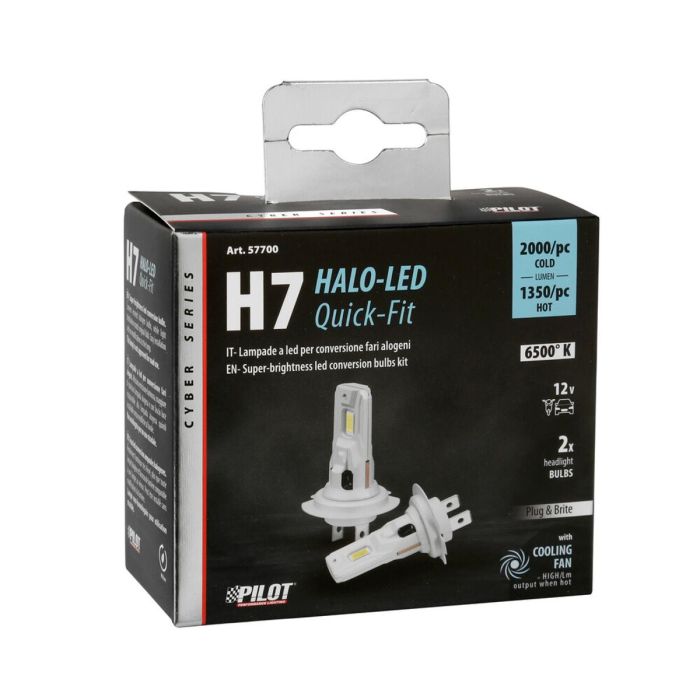 9/32V Halo Led Serie 5 Blaster (H7) 20W PX26d 2 pz Scatola Per convertire fari