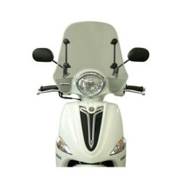 FABBRI Parabrezza Moto Grigio SUMMER Per PEUGEOT GEOPOLIS Executive/Premium/E 4T 125 (2006-2013) - 2