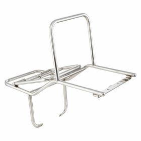 Rear stainless steel luggage rack for scooters and motorcycles sturdy and durable
