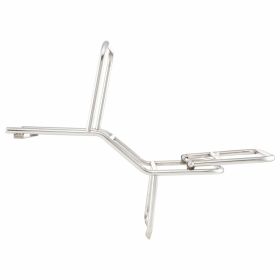 Rear stainless steel luggage rack for scooters and motorcycles sturdy and durable
