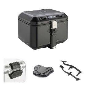 GIVI TREKKER DOLOMITI schwarz 46L Topcase-Kit für ZONTES 703F ADVENTURE