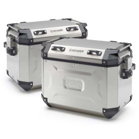 Paire de valises latérales KAPPA K’VOYAGER aluminium 48L