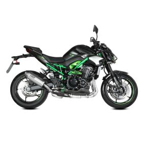 MIVV genehmigte Slip-On Auspuffanlage AK-1 Titan Carbon Endkappe für KAWASAKI Z900