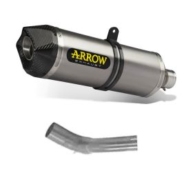 ARROW Race Tech Slip-On Rennschalldämpfer Aluminium Carby Kappe Anschluss Benelli TRK 502