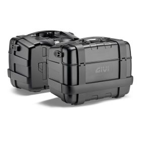 Kit valigie laterali GIVI TREKKER LITE nero 46L per MOTO MORINI X-CAPE