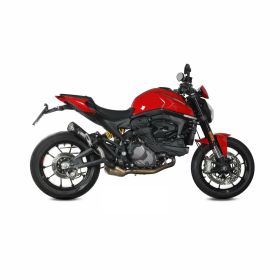 MIVV X-m5 Schwarzer Slip-on Auspuff homologiert für DUCATI Monster 937/Monster 937+