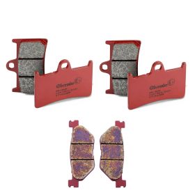 Kit de plaquettes de frein BREMBO 2 paires avant 07YA23SA et 1 arrière 07YA39SP YAMAHA