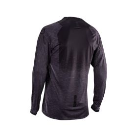 Maillot motocross LEATT Moto 4.5 Lite Stealth noir gris filet élastique
