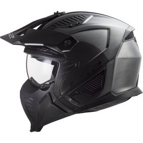 Casco Jet LS2 OF606 DRIFTER Jeans Argento Lucido