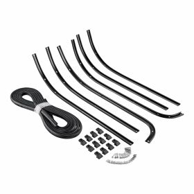 Listelli pedana CIF in gomma nero per Vespa PX80/200/PE