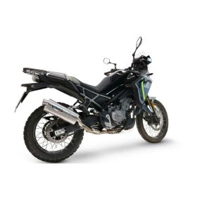 GPR genehmigte Slip-On Auspuff Dune Tri-Oval Titan für Cf Moto 450 MT Euro5 Plus