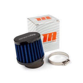 MOTOFORCE RACING D.50 Filtre à air décalé en cône PWK/VHST 19-30 Bleu Noir
