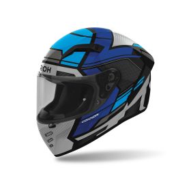 Casque intégral brillant bleu AIROH CONNOR EGO