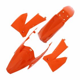 Kit 4 carene plastiche POLISPORT arancione per Ktm EXC