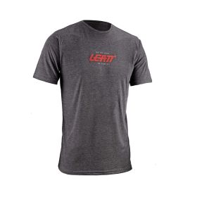 Maglietta maniche corte LEATT Tech Print nero tessuto tecnico elasticizzato