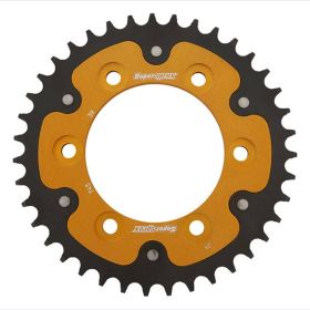 CORONA SUPERSPROX STEALTH RST NERO ORO 745 PASSO 525 - Z 39 DENTI GOLD