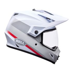 BELL Mx-9 Adventure Mips Trail Enduro Dual-Road Helm weiß rot