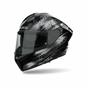 AIROH MATRYX REFLEX glossy gray full-face helmet