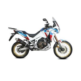 MIVV Dakar Black Slip-on Exhaust approved for HONDA CRF 1100 L Africa Twin
