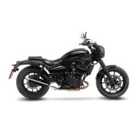 LeoVince Slip-On Auspuff Classic Racer Schwarz genehmigt für KAWASAKI