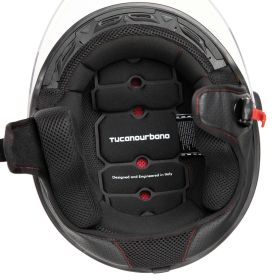 Innenpolsterung für TUCANO URBANO EL'METTIN 6.0 Helme schwarz Größe XS