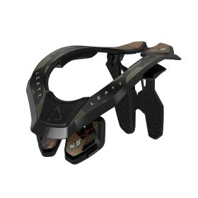 Protezione collo moto LEATT 4.5 Camo nero certificazione CE