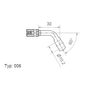 Connecteur d'anneau en acier inoxydable JMT TYP006 10 mm 60