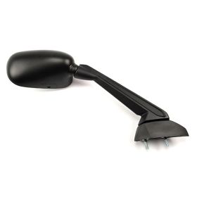 Right HERT Black Oval Mirror 139x81 mm for YAMAHA